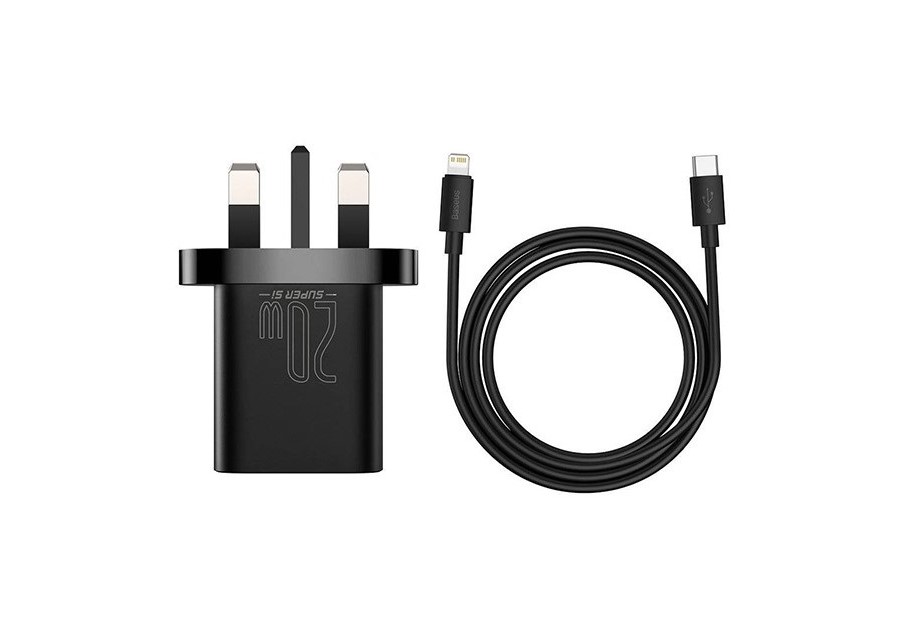 Baseus Super Si Quick charger 20w With Type c To Lightning cable