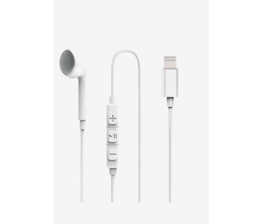 Ravpower One Side Earphone Lightning White