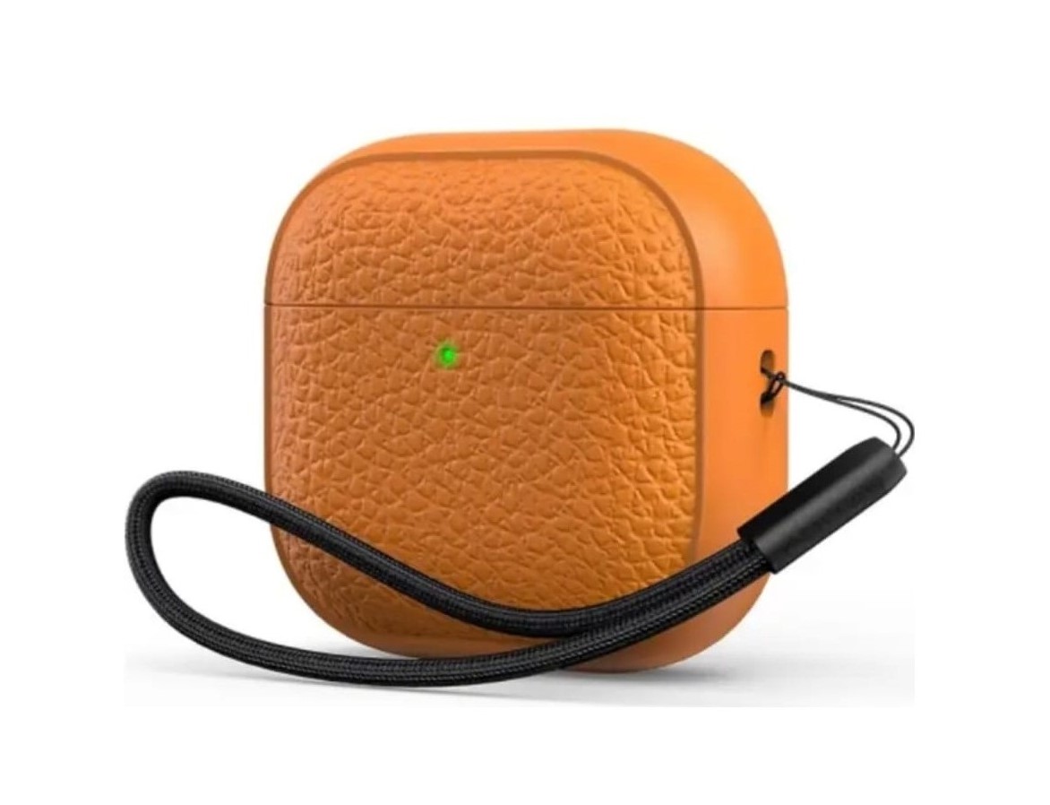 AirPods 4 Leather Case with Hand Strap