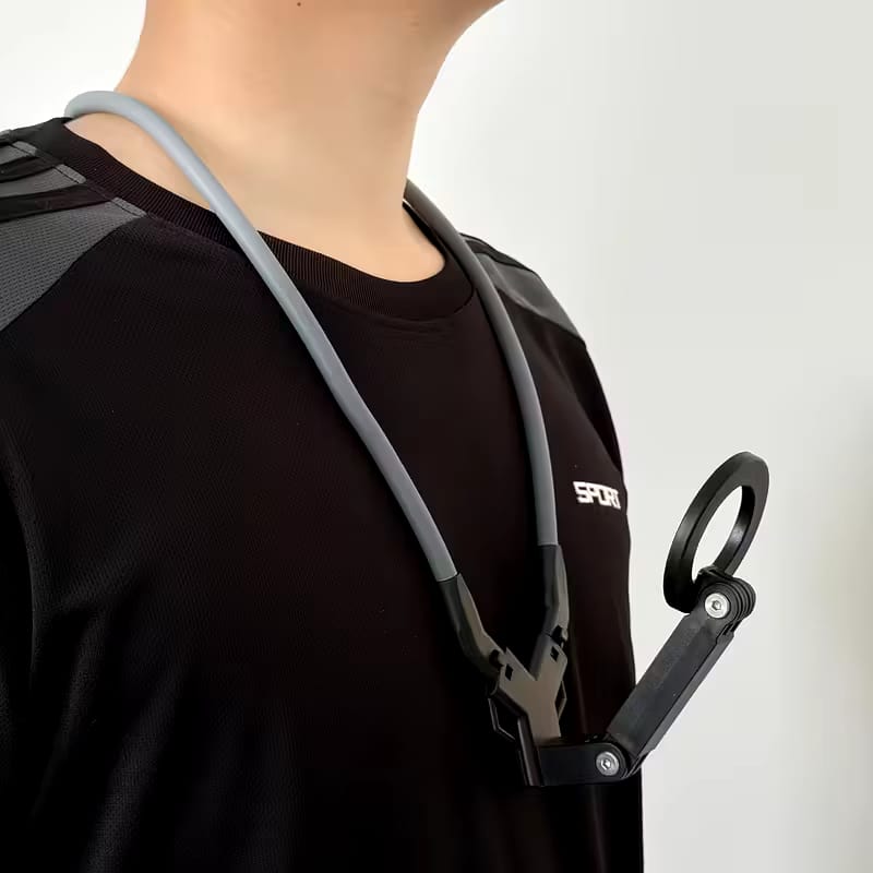 Magnetic Neck Phone Holder with Chest Strap